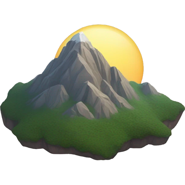 mountain emoji