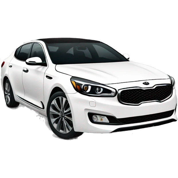 white Kia K5 2025 emoji