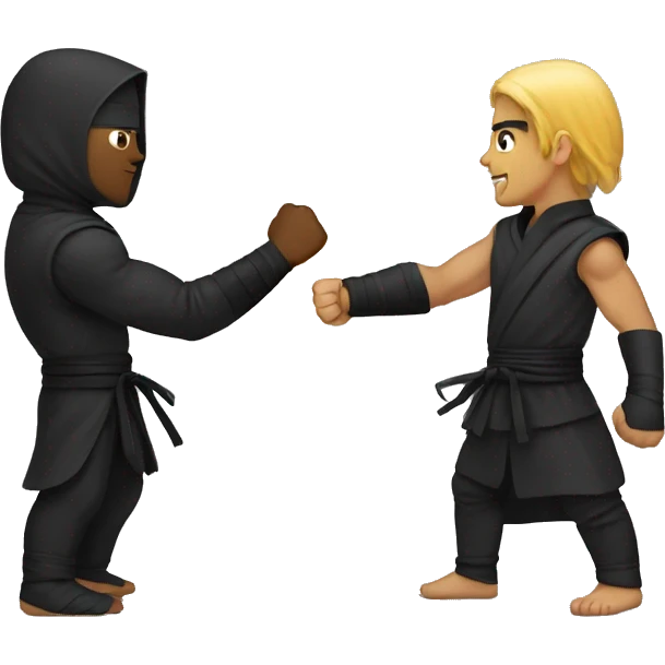 Fist bump Ninja emoji