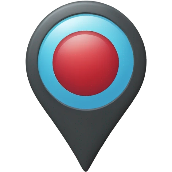 location pin in colour #FF544A emoji