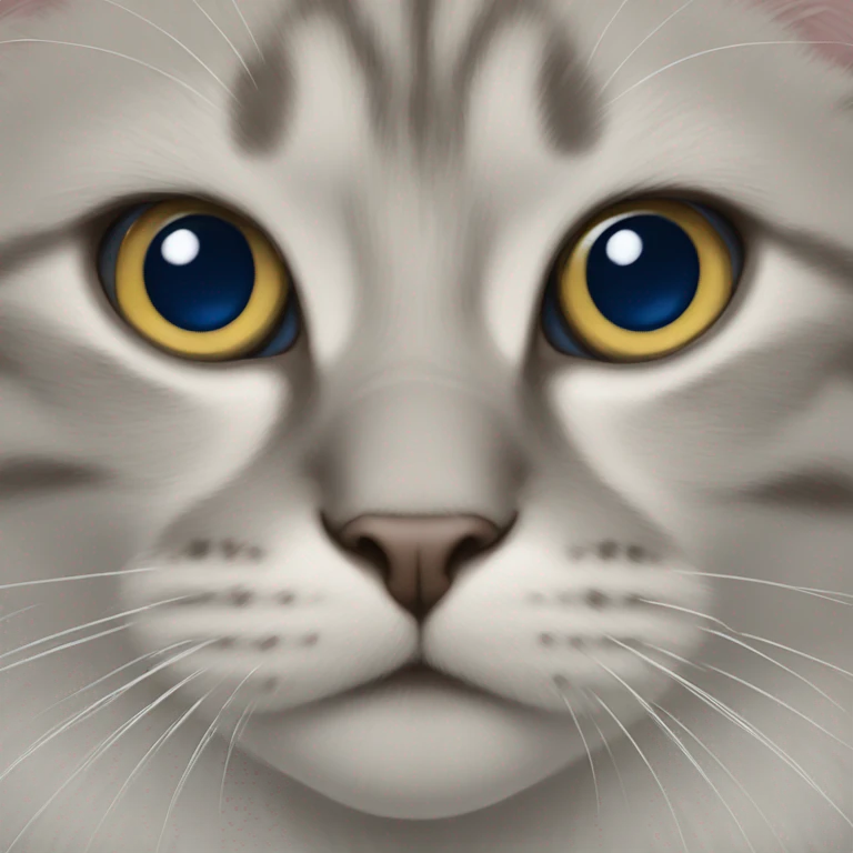 Blue point cate face emoji