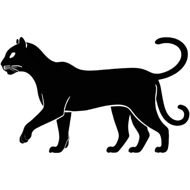 Puma brand logo as an emoji emoji