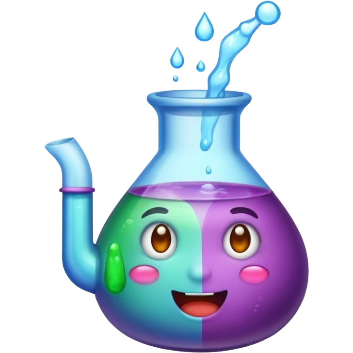 potion instantly changing color success face emoji
