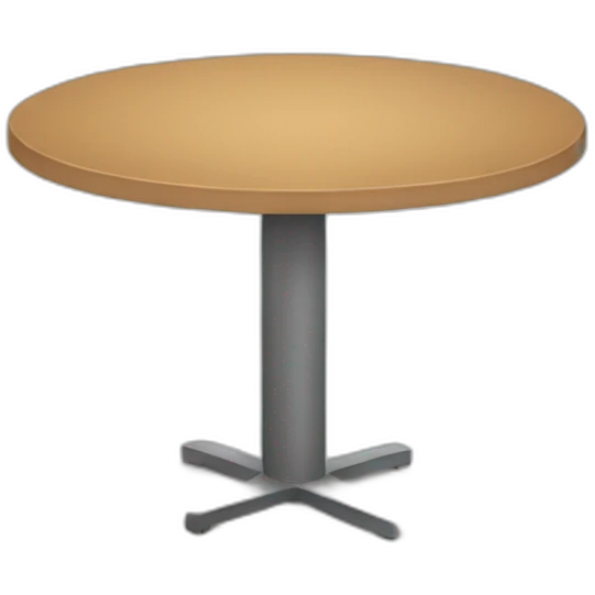 a circle table emoji