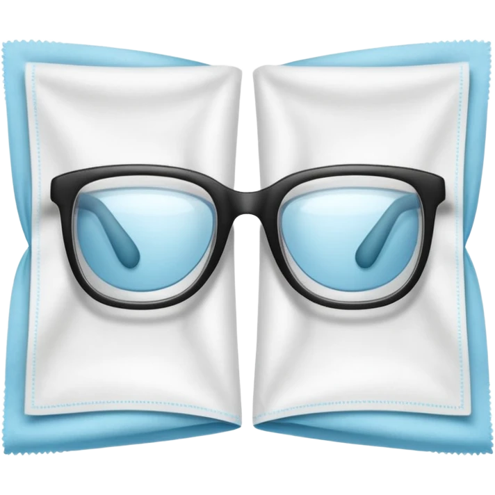 glasses wipe tissue emoji