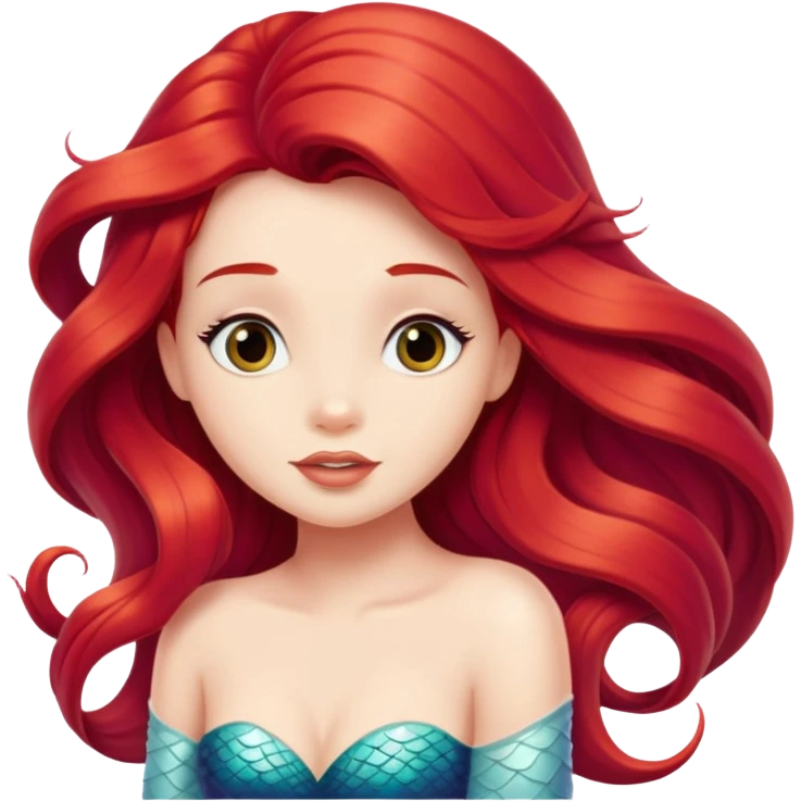The little mermaid  emoji