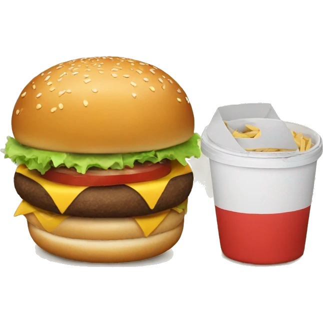 Love burger emoji