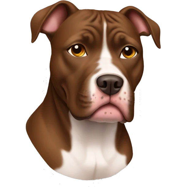 brown pitbull emoji