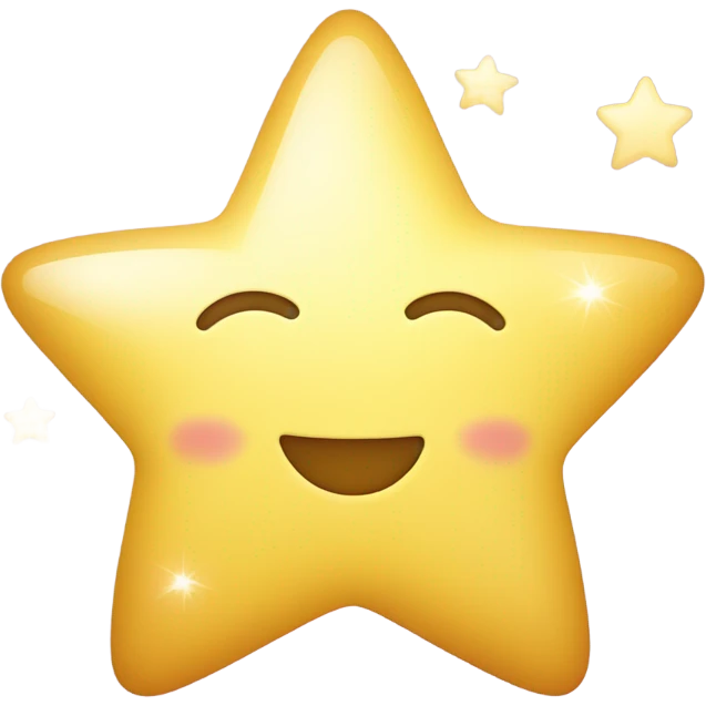 give me whimsical and soft warm star emoji emoji