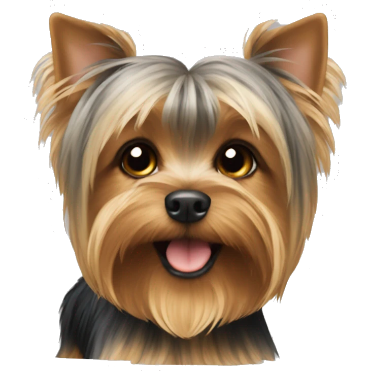 Yorkshire terrier really cute  emoji