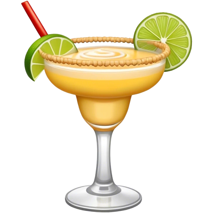 Spicy margarita with tahin rim emoji