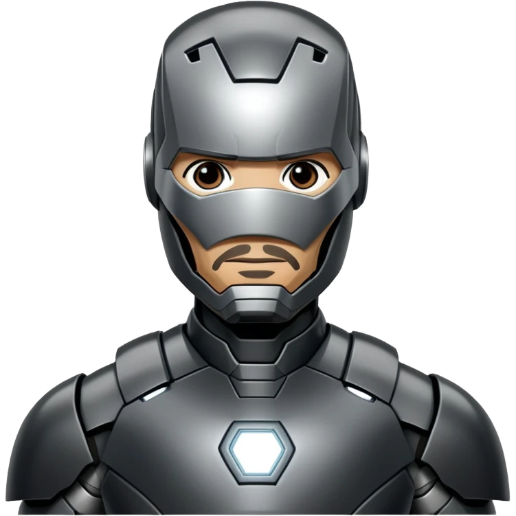 james rhodes black iron man from  from civil war emoji