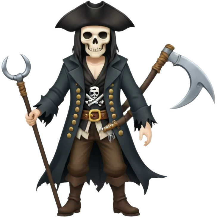 Pirate Grim Reaper emoji