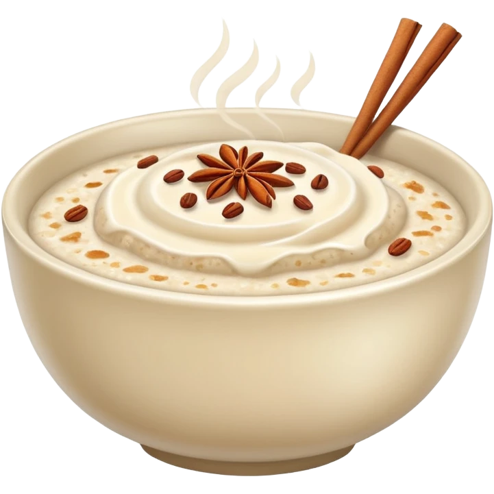A bowl of porridge emoji