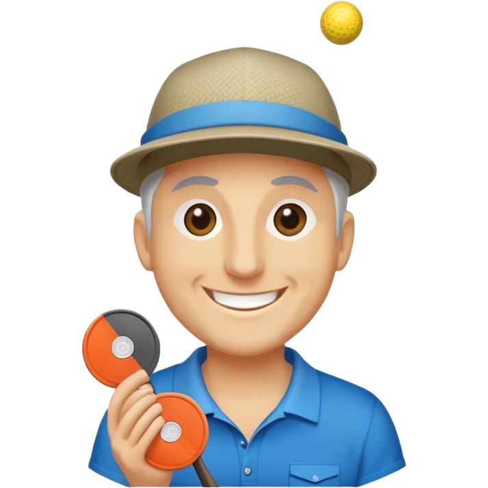 Adler spielt discgolf emoji
