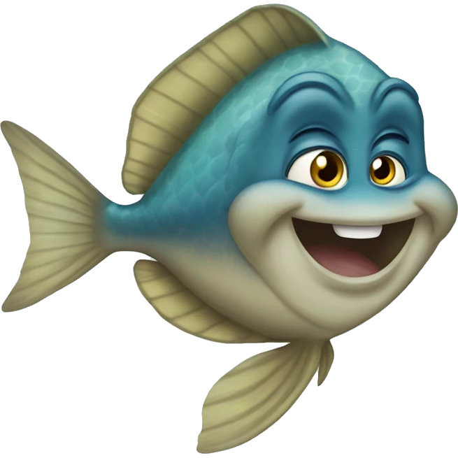 flounder little mermaid  emoji