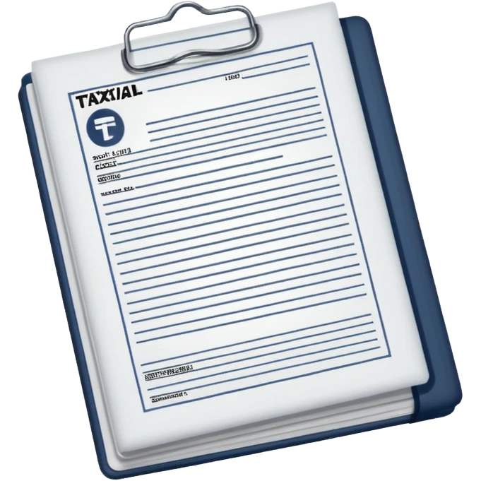 Tax money document emoji