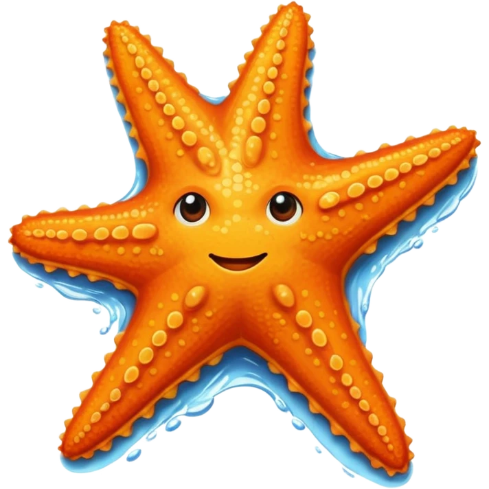 Sunset starfish  emoji