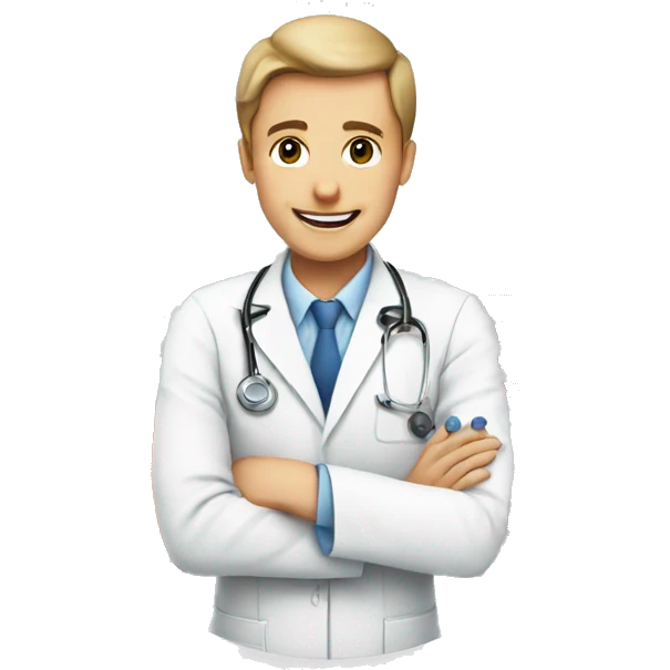 lab test clinic, white background emoji