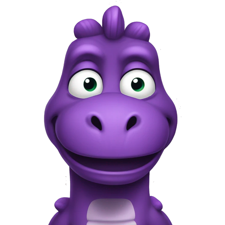 Barney the dinosoar emoji