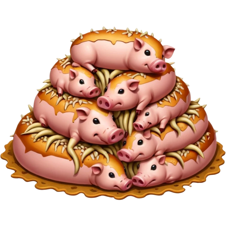 Pork with maggots emoji