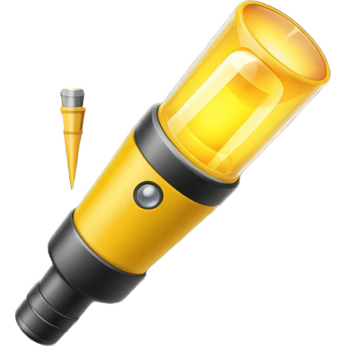 Flashlight beam emoji