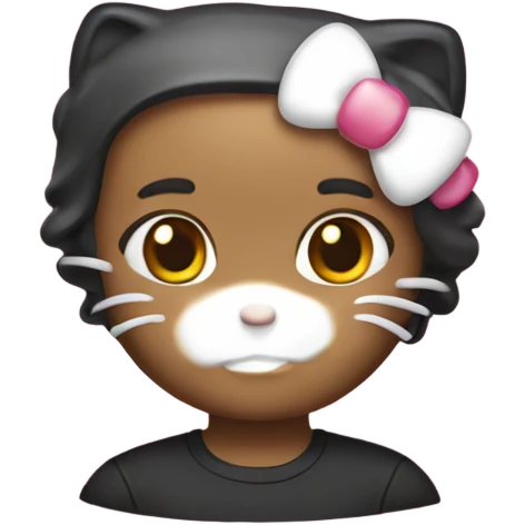 Hello kitty emoji emoji