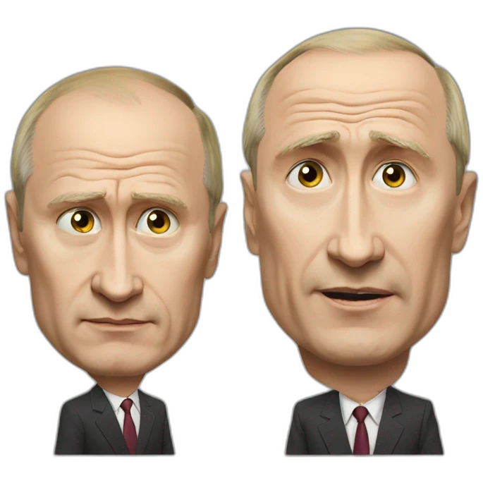 old and beaten putin emoji