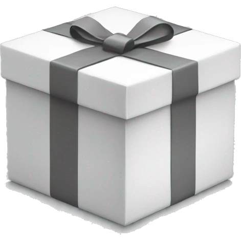 One color gift box  emoji