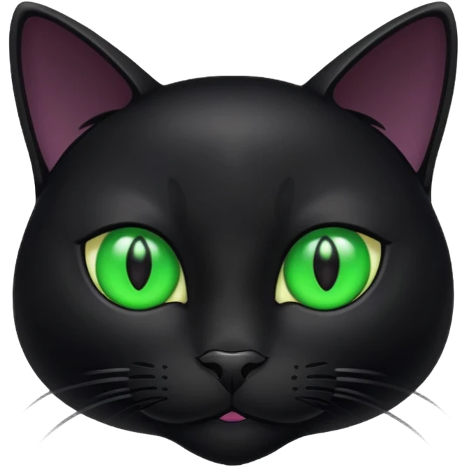 Black cat emoji