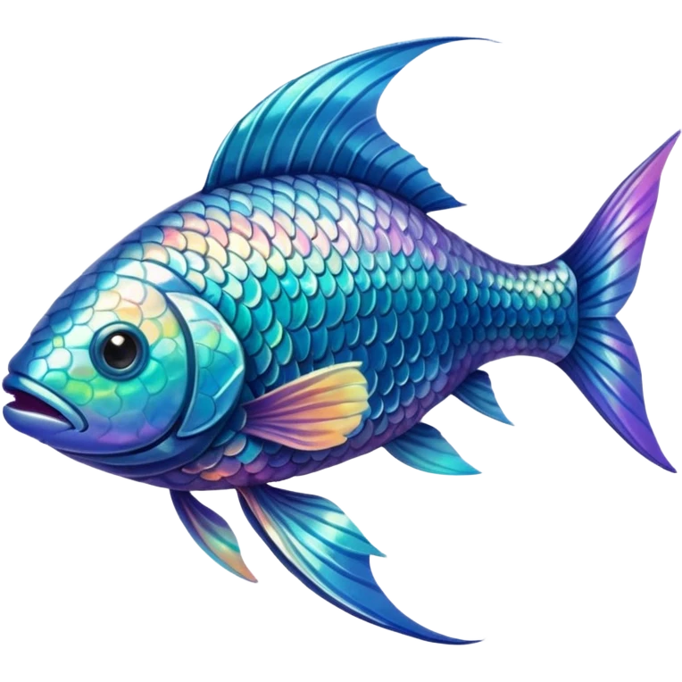 High resolution of  full body fish emoji