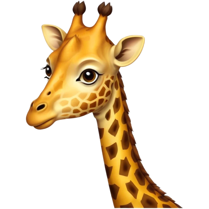 giraffe portrait emoji