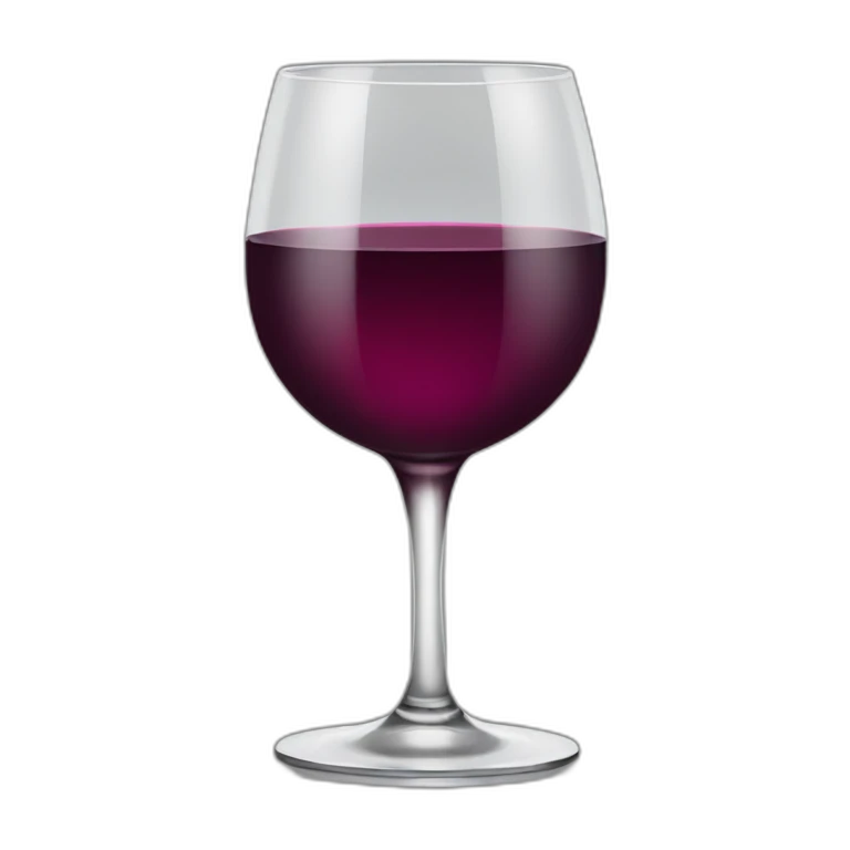 Wine glass emoji