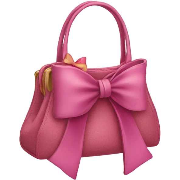 Purse with bows emoji