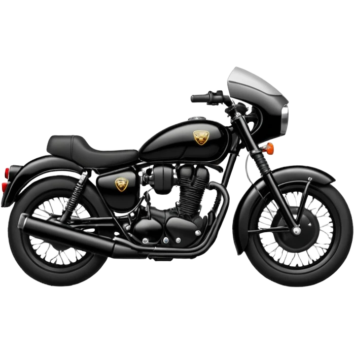 Classic 350 stealth black emoji emoji