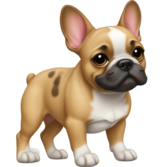 Fawn French bulldog emoji