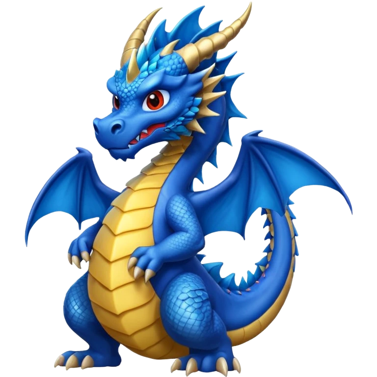 Blue dragon emoji
