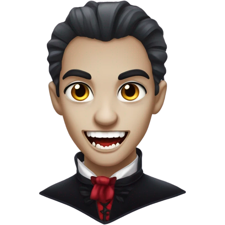 Sparkly vampire emoji