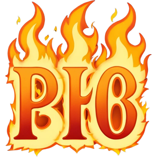 Can you make a banner that says PYRO in gothic letters, the letters should also be on fire  emoji