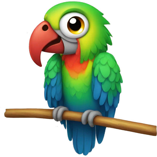 sad parrot emoji