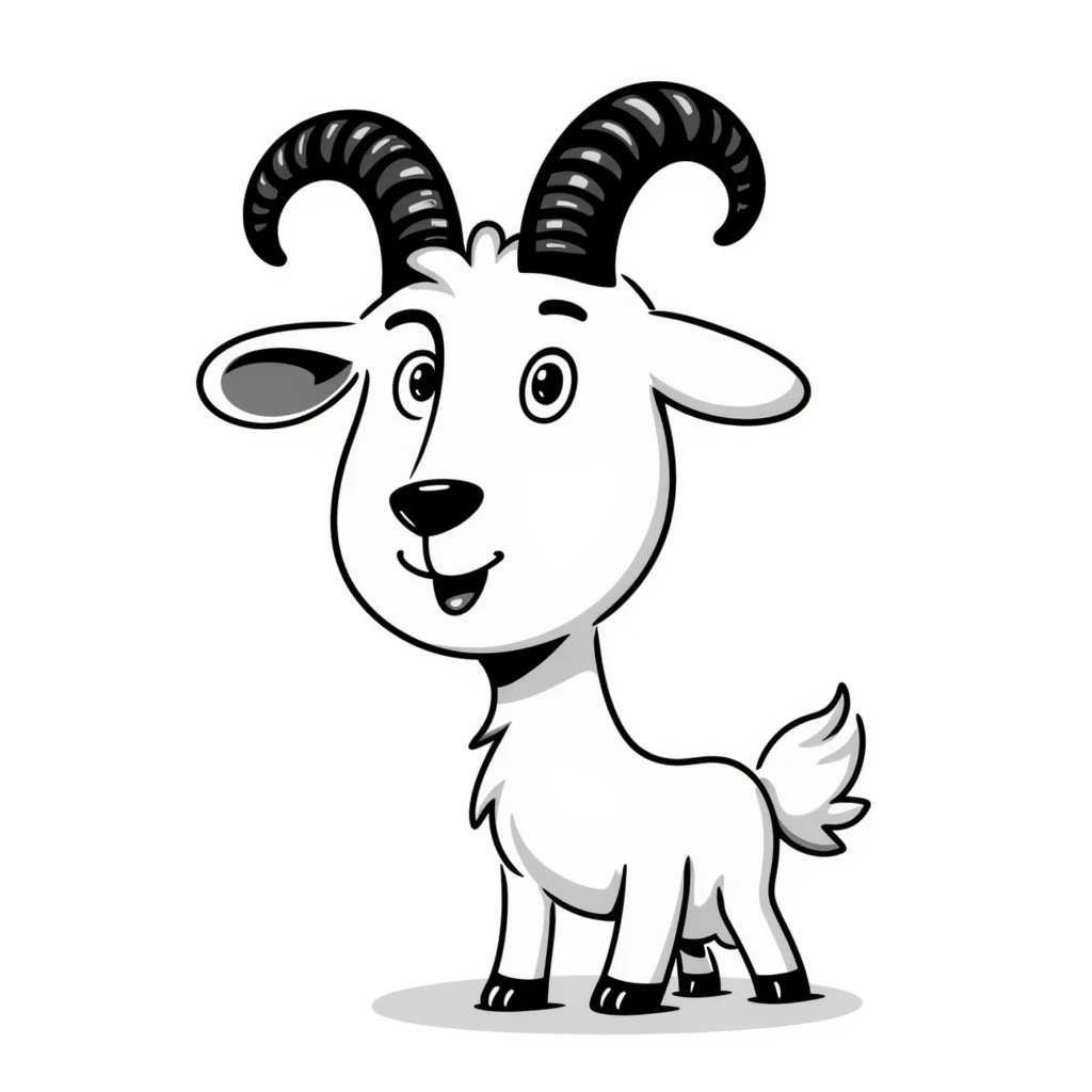 A goat emoji