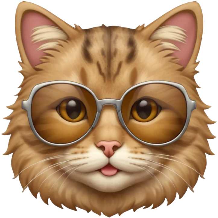Cat wearing sunglasses emoji