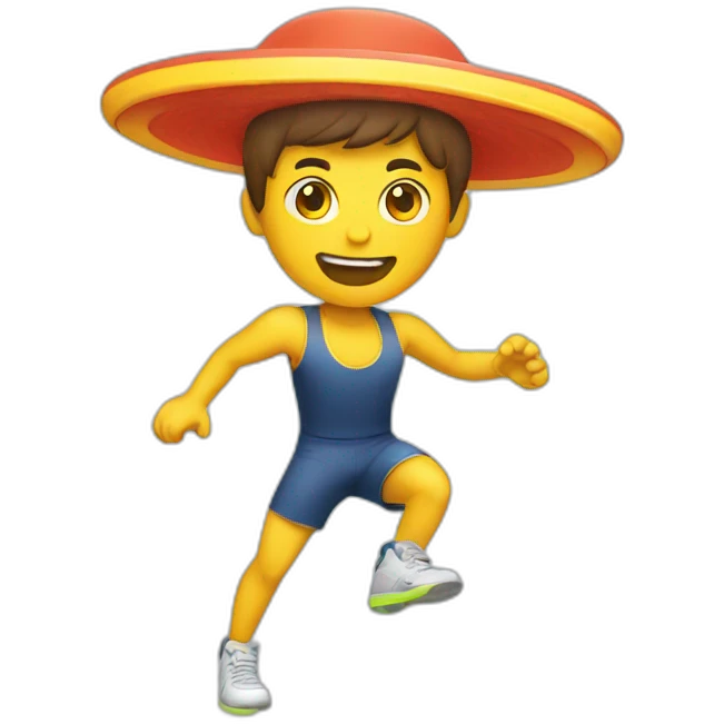 frisbee player emoji