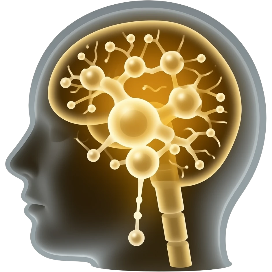 gold receiving-sensory-signals-glowing-neural-connections,-artistic-concept-of-perception,-futuristic,-soft-glow,-clean-aesthetic emoji