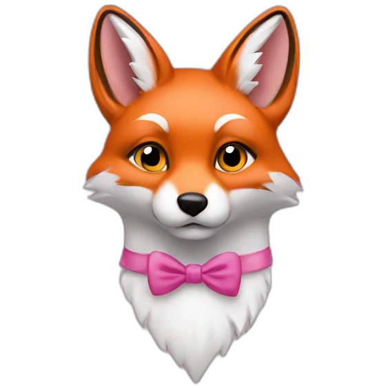 Fox pink emoji