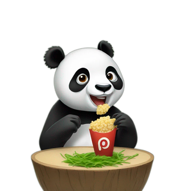 panda eating elon musk emoji