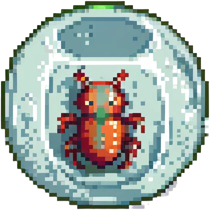 MRI parasitic embryo, digital, fetal small shape in otherworldly bubble, eerie, horror, pupa, crystalis, in-utero, sea-life, crustaceanoid, photorealism emoji