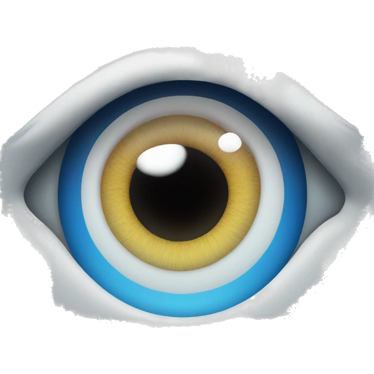 Blue eye emoji