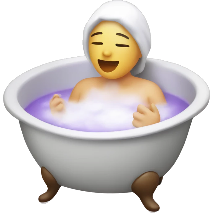 aromatherapy bath emoji