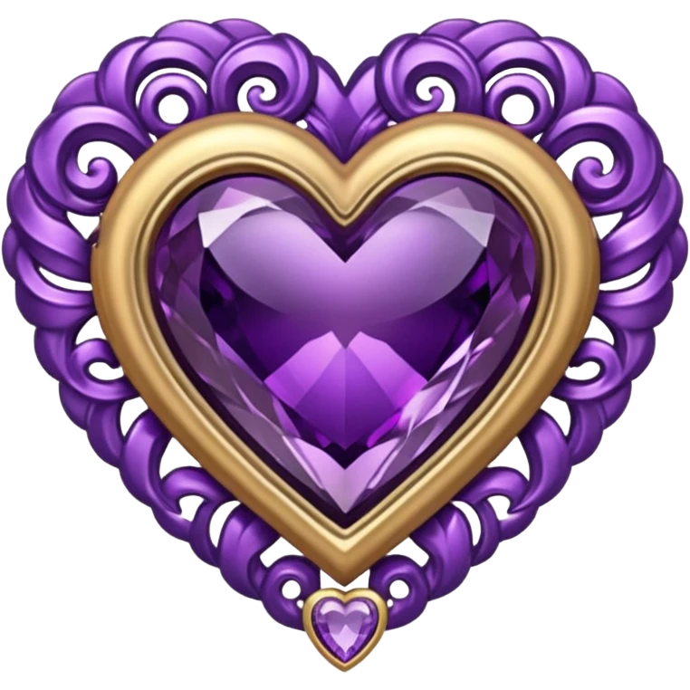 Purple Heart add infinite emoji